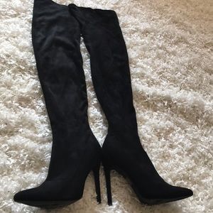 Thigh High Suede Boots